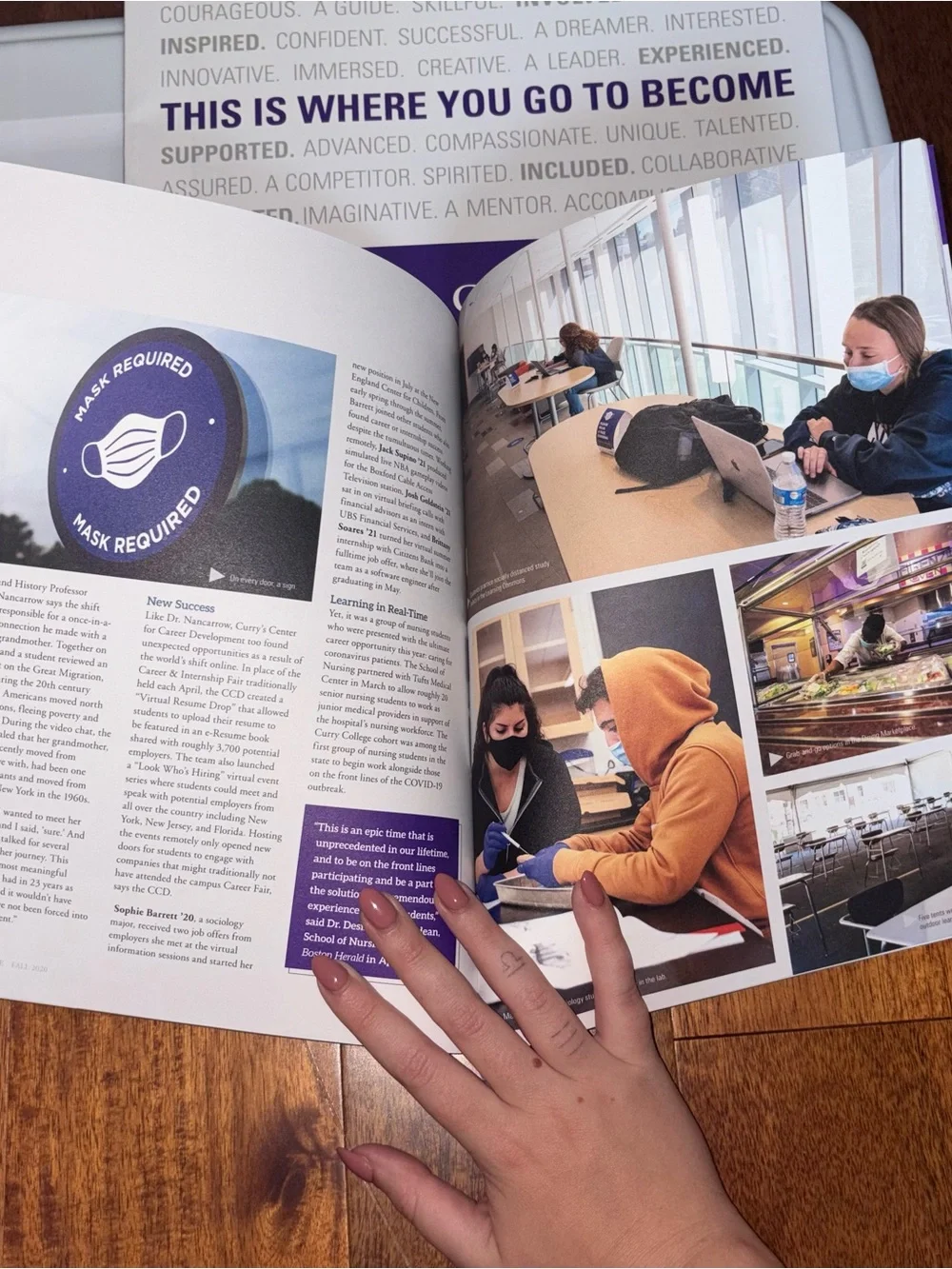 Curry College Massachusetts New Student Welcome Pack